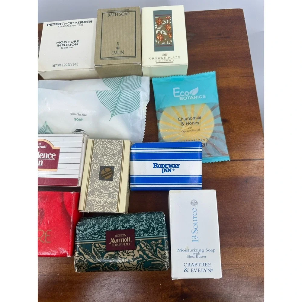 LOT OF 20 SAMPLES Hotel Bar Of Soaps‎ Face Body Soaps Variety